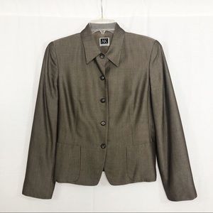 Anne Klein Suit Blazer Jacket, Size 8, Copper